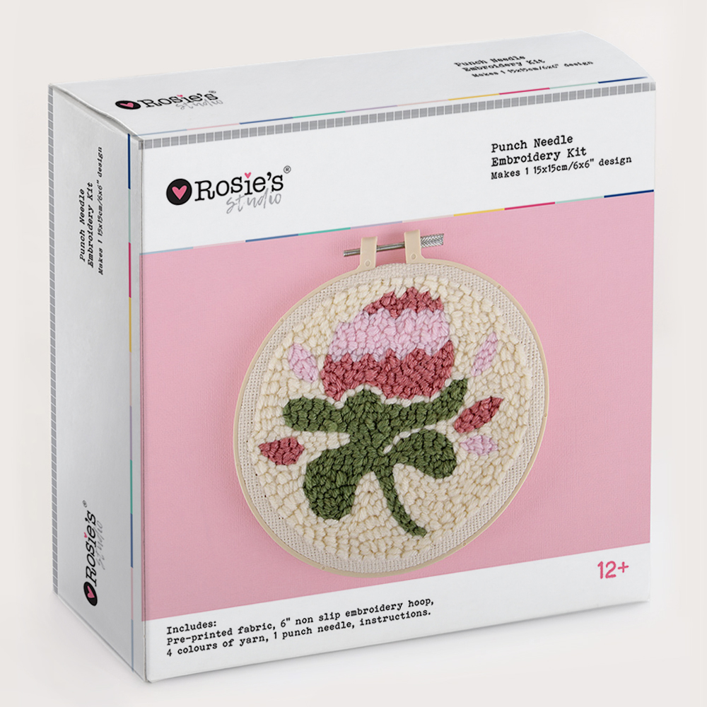 Punch Needle Embroidery Kit 6 Protea - Rosie's Studio