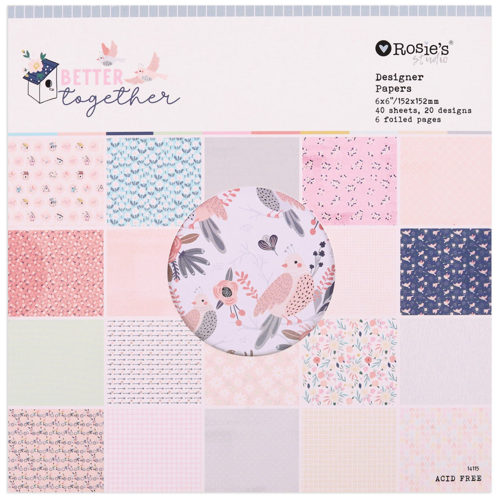 Cute and Pink 6X6 Paper Pad - N2S-20095-N2S-2-2