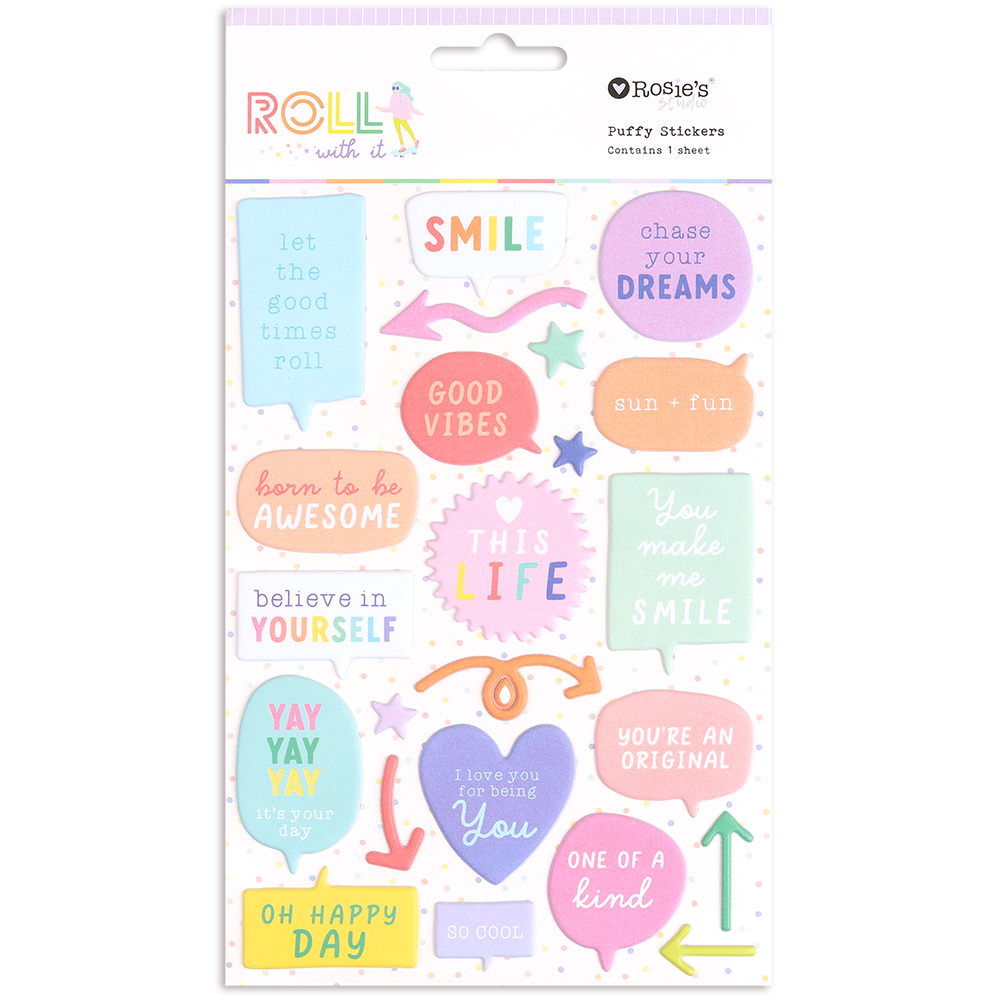 Roll With It Clear Stamps - Rosie's Studio