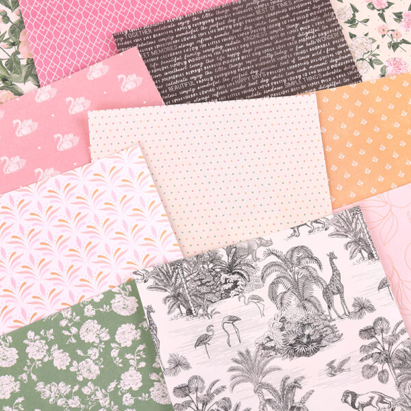 Primavera collection 6 x 6 scrapbooking papers by Rosies studio