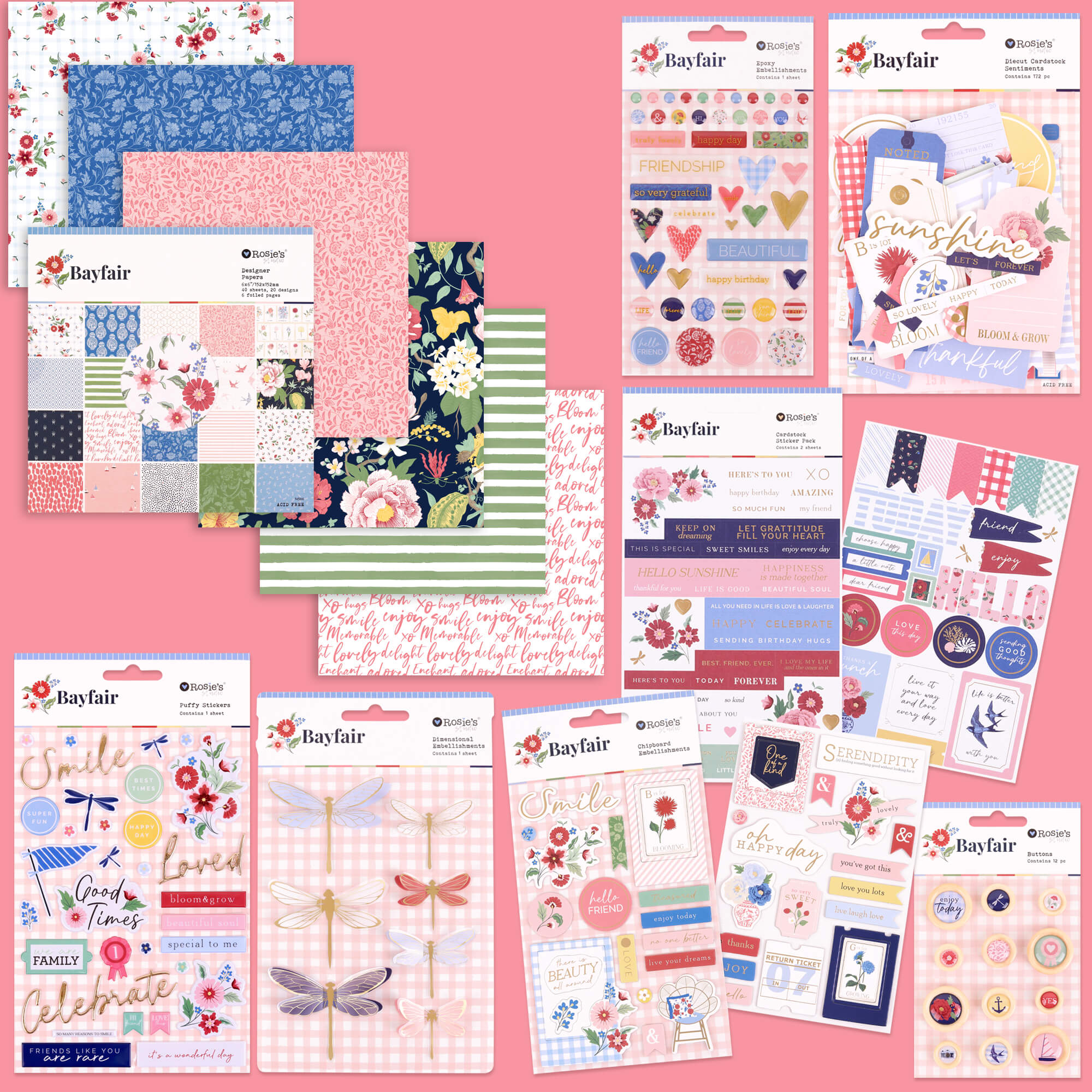 Bayfair 6 x 6" Value Pack