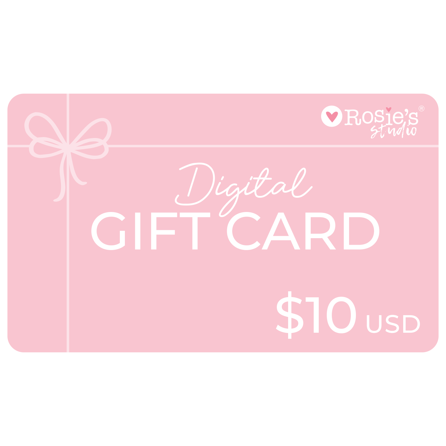 Digital Gift Card $10 USD