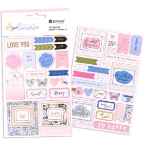 A Day To Remember Chipboard Embellishments 2 sheets
