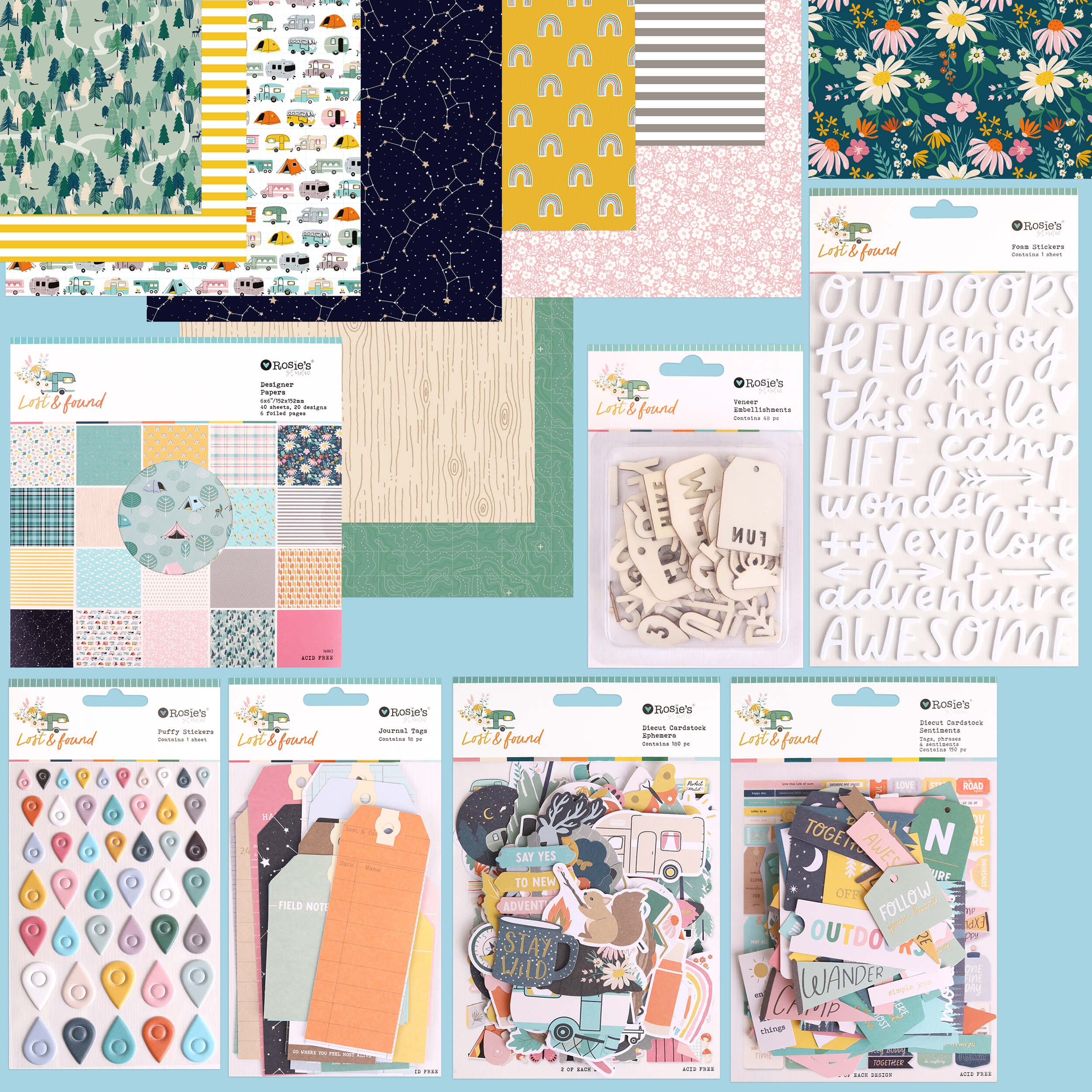 Lost & Found 6x6" Value Pack