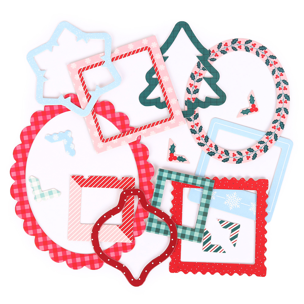 North Pole Post Chipboard Frames & Corners 38pc - Image 2