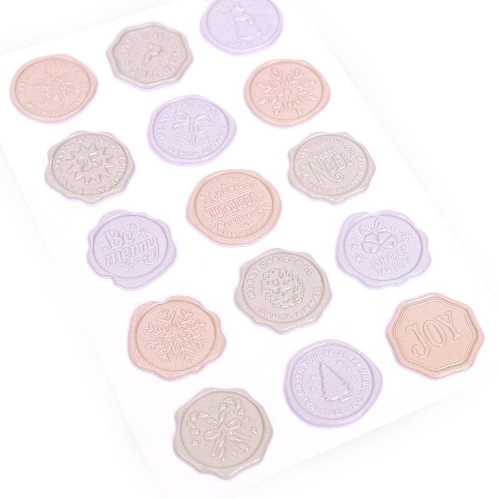 Sleigh Bells Ring Wax Seal Embellishments 15pc - Image 2