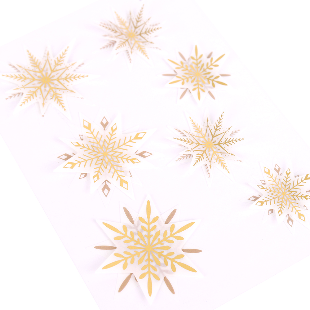 Sleigh Bells Ring Dimensional Acetate Embellishments - Stars - Image 2